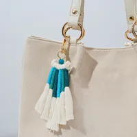 Hand-woven Bohemian Tassel Cotton Rope main image 1