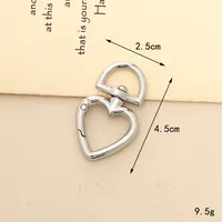 Zinc Alloy Lobster Clasp Keychain Jewelry DIY Handcrafted Accessories sku image 67