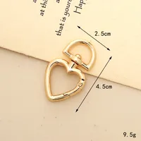 Zinc Alloy Lobster Clasp Keychain Jewelry DIY Handcrafted Accessories sku image 68