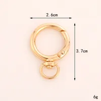 Zinc Alloy Lobster Clasp Keychain Jewelry DIY Handcrafted Accessories sku image 33