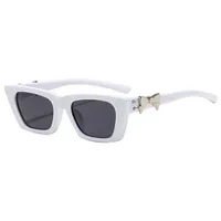 Fashionable New Style Square Sunglasses Unisex Casual Elegant Sun Protection Eyewear Butterfly Bow Trendy All Match main image 4
