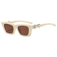 Fashionable New Style Square Sunglasses Unisex Casual Elegant Sun Protection Eyewear Butterfly Bow Trendy All Match main image 5