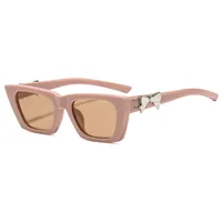 Fashionable New Style Square Sunglasses Unisex Casual Elegant Sun Protection Eyewear Butterfly Bow Trendy All Match main image 6