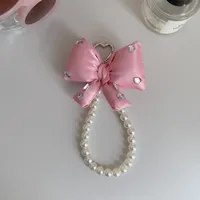Pink Bow Pearl Bag Pendant, Beaded Handbag Stand, Jewelry Accessories sku image 5