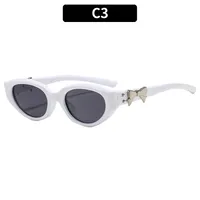 Fashionable Cat Eye Sunglasses Women's Summer Sunscreen Full Frame Fashionable Sunglasses UV400 Protection All Season Wear sku image 3