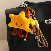Samsung-Shaped Plush Key Chain Bag Accessories Sweet Girl Doll Tennis Key Chain Handmade Design Fashion Personalized Blogger Item main image 2