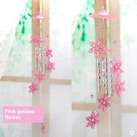 New Style Couple Plastic Crystal Wind Chimes Home Window Door Decoration Car Accessories Acrylic Wind Chimes sku image 10