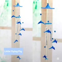 New Style Couple Plastic Crystal Wind Chimes Home Window Door Decoration Car Accessories Acrylic Wind Chimes sku image 15