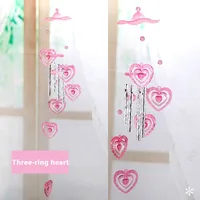 New Style Couple Plastic Crystal Wind Chimes Home Window Door Decoration Car Accessories Acrylic Wind Chimes sku image 14