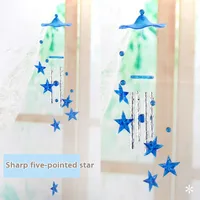 New Style Couple Plastic Crystal Wind Chimes Home Window Door Decoration Car Accessories Acrylic Wind Chimes sku image 12