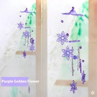 New Style Couple Plastic Crystal Wind Chimes Home Window Door Decoration Car Accessories Acrylic Wind Chimes sku image 11