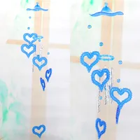 New Style Couple Plastic Crystal Wind Chimes Home Window Door Decoration Car Accessories Acrylic Wind Chimes main image 4