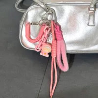 Style Cartoon Bear Lili Mobile Phone Strap Braided Rope Package Pendant Accessories Personalized Mixed Material Kitty  Gift main image 4