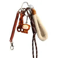 Style Cartoon Bear Lili Mobile Phone Strap Braided Rope Package Pendant Accessories Personalized Mixed Material Kitty  Gift main image 5