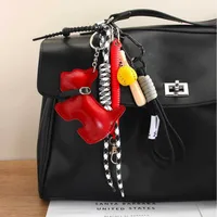 Fashion Trend  Style Cartoon Dog Baseball Bag Charm Accessories Suitable For Girls Fashion Trend Miu Series Handbag Decorative Chain main image 2