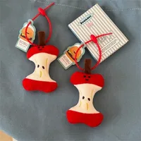 Creative Cute Apple Nuclear Doll Toy Plush Key Chain Ornaments Bite Apple Pp Cotton Material Other Printing main image 3