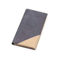 Men's Long Canvas Wallet Can Be Customized Card Holder Two-in-One Ticket Holder Denim Fabric Geometric Pattern Simple Style Lightweight main image 5