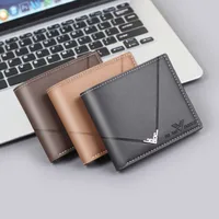 Men's New Short Wallet Business Style Ultra-Light Wear-Resistant Factory Direct Selling Men's Leather Wallet Card Holder main image 4