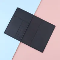Leather Passport Case Multi-Functional Men's Driving License Certificate Ticket Card Bag Urban Simple Style Ultra Light main image 4