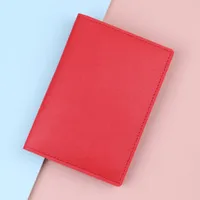 Leather Passport Case Multi-Functional Men's Driving License Certificate Ticket Card Bag Urban Simple Style Ultra Light sku image 2