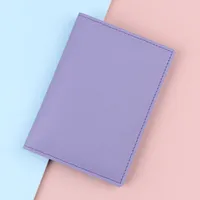 Leather Passport Case Multi-Functional Men's Driving License Certificate Ticket Card Bag Urban Simple Style Ultra Light sku image 4