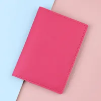Leather Passport Case Multi-Functional Men's Driving License Certificate Ticket Card Bag Urban Simple Style Ultra Light sku image 7