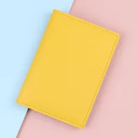 Leather Passport Case Multi-Functional Men's Driving License Certificate Ticket Card Bag Urban Simple Style Ultra Light sku image 10