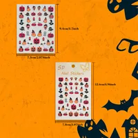 Cartoon Style Cute Retro Pumpkin Nail Decals Nail Stickers Nail Sticker main image 5