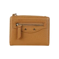 New Women's Short Portable Rivet Litchi Pattern Coin Purse Mini Wallet Small Fashion PU Leather Simple Style Lightweight sku image 4