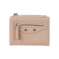 New Women's Short Portable Rivet Litchi Pattern Coin Purse Mini Wallet Small Fashion PU Leather Simple Style Lightweight sku image 7