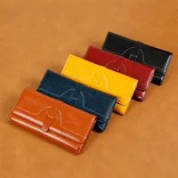 Fashion Ladies Wallet Handbag Large Capacity Vintage Polyester Lining Pu Material Solid Color Trendy All-Match Clutch main image 1