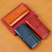 Fashion Ladies Wallet Handbag Large Capacity Vintage Polyester Lining Pu Material Solid Color Trendy All-Match Clutch main image 3