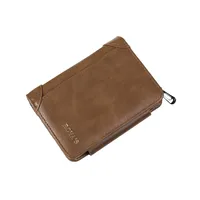 Men's Short Business Wallet Vintage PU Leather Multiple Card Slots Wallet Fashion Durable Suitable For Daily Use Street Style High Street Style main image 5