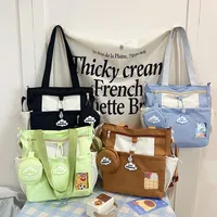 Fashion Style Large Capacity Handbag Summer Trendy Crossbody Shoulder Bag Ladies Students With Nylon Material Zipper Closure main image 1