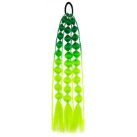 Handmade Knitting Lantern Bubble Braid Wig For Men And Women High Temperature Silk Material sku image 3
