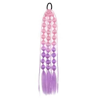 Handmade Knitting Lantern Bubble Braid Wig For Men And Women High Temperature Silk Material sku image 4
