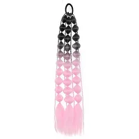 Handmade Knitting Lantern Bubble Braid Wig For Men And Women High Temperature Silk Material sku image 5