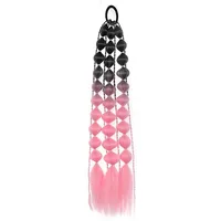 Handmade Knitting Lantern Bubble Braid Wig For Men And Women High Temperature Silk Material sku image 9
