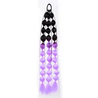 Handmade Knitting Lantern Bubble Braid Wig For Men And Women High Temperature Silk Material sku image 14