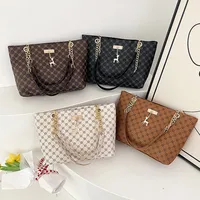 Fashion Large Capacity Women's Shoulder Bag Retro Commuter Hand-Carrying Bag Fashion Polyester Inner Material Square Zipper Closure main image 1