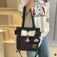 Fashion Style Large Capacity Handbag Summer Trendy Crossbody Shoulder Bag Ladies Students With Nylon Material Zipper Closure main image 5