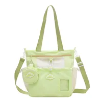 Fashion Style Large Capacity Handbag Summer Trendy Crossbody Shoulder Bag Ladies Students With Nylon Material Zipper Closure main image 6