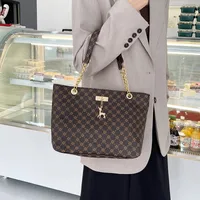 Fashion Large Capacity Women's Shoulder Bag Retro Commuter Hand-Carrying Bag Fashion Polyester Inner Material Square Zipper Closure main image 3