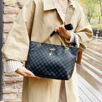 Fashion Large Capacity Women's Shoulder Bag Retro Commuter Hand-Carrying Bag Fashion Polyester Inner Material Square Zipper Closure main image 5