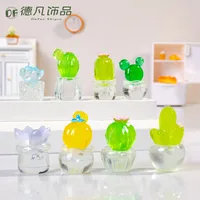Living Room Decoration Miniature Landscape Resin Crafts Cactus Bonsai Decoration Original Design Plastic Resin main image 1