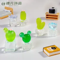 Living Room Decoration Miniature Landscape Resin Crafts Cactus Bonsai Decoration Original Design Plastic Resin main image 2