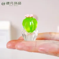 Living Room Decoration Miniature Landscape Resin Crafts Cactus Bonsai Decoration Original Design Plastic Resin main image 4