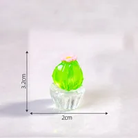 Living Room Decoration Miniature Landscape Resin Crafts Cactus Bonsai Decoration Original Design Plastic Resin sku image 7