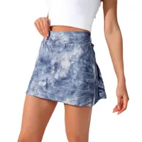 High Waist Workout Sports Short Skirt Quick-Drying Tennis Skirt Women's Summer Yoga Shorts Anti-Exposure Running Skirt main image 5