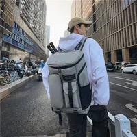 Men's New Large Capacity Waterproof Travel Backpack Stylish And Versatile Computer Bag Casual Oxford Cloth Street Style main image 3